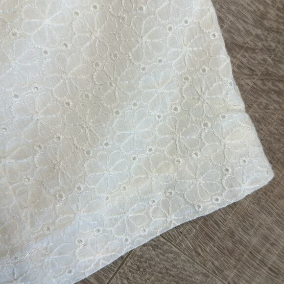 NWOT NBD REVOLVE White Floral Eyelet Spaghetti Strap Mini Dress Women’s - Picture 5 of 11